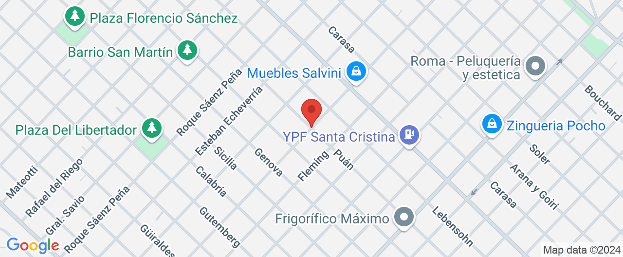 Mapa de la ubicación