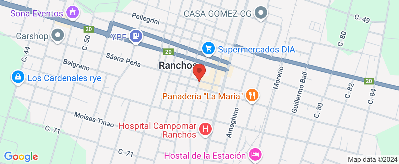 Mapa de la ubicación