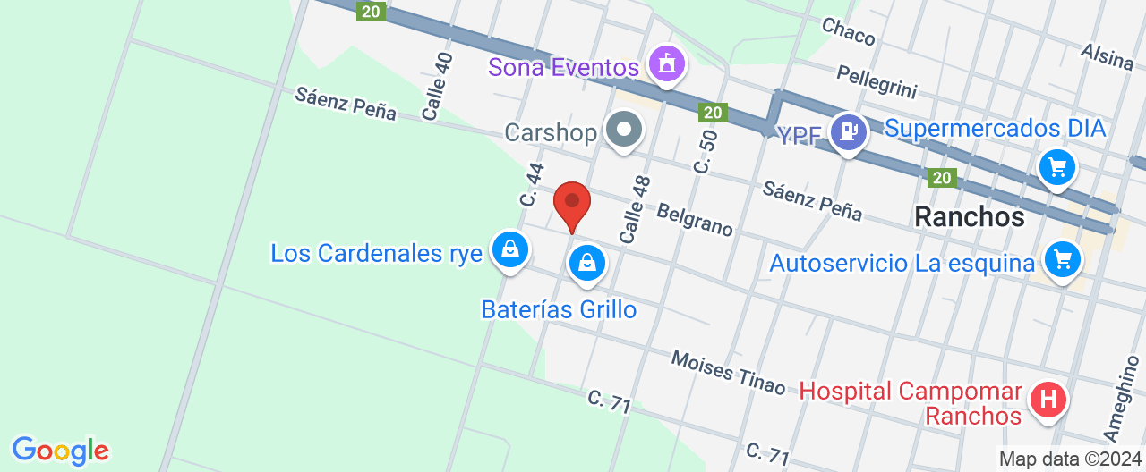 Mapa de la ubicación