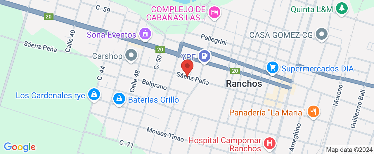 Mapa de la ubicación