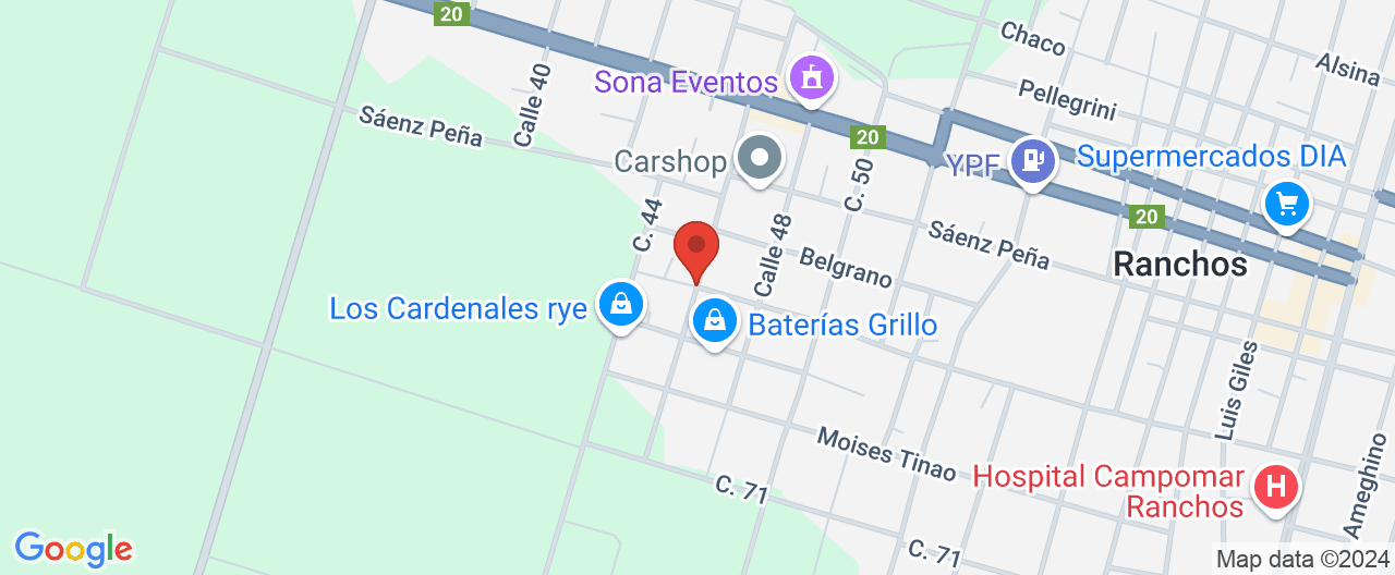 Mapa de la ubicación