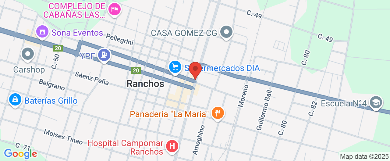 Mapa de la ubicación