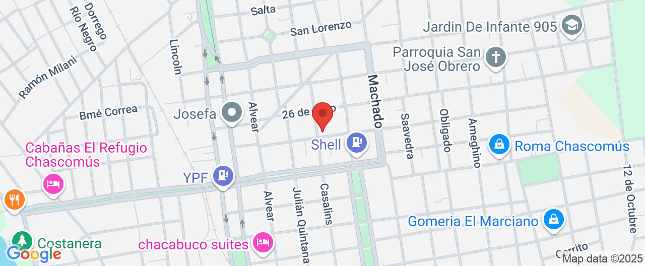 Mapa de la ubicación