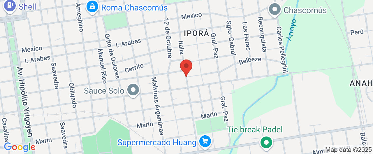 Mapa de la ubicación