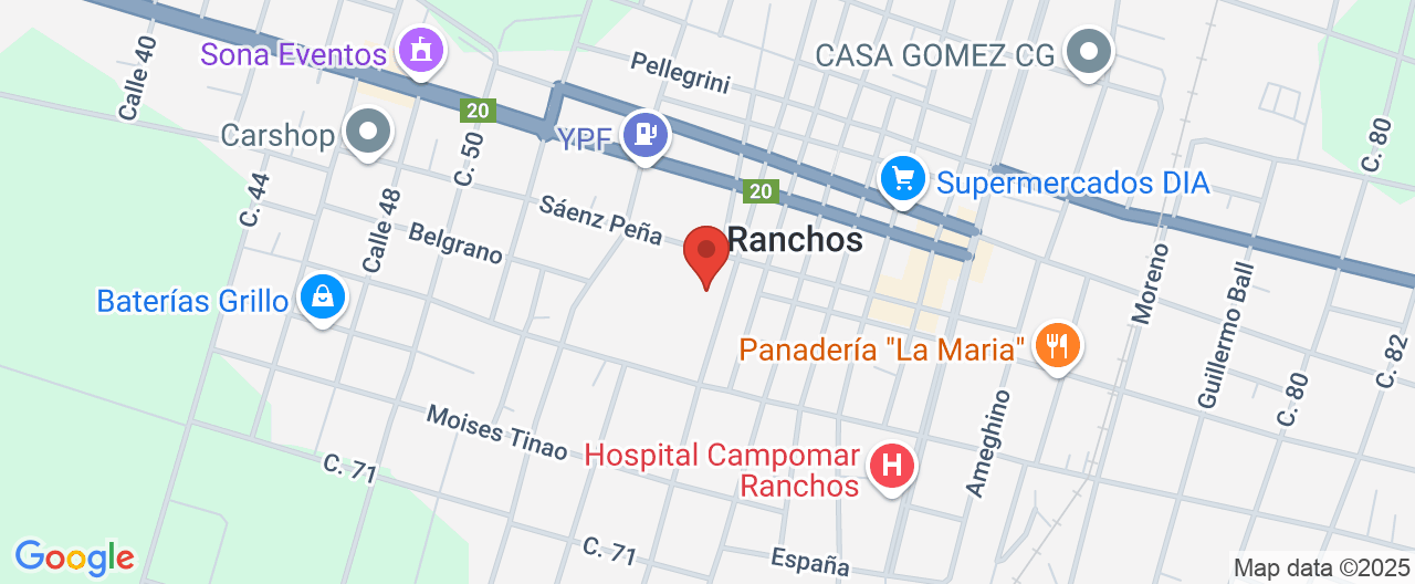 Mapa de la ubicación