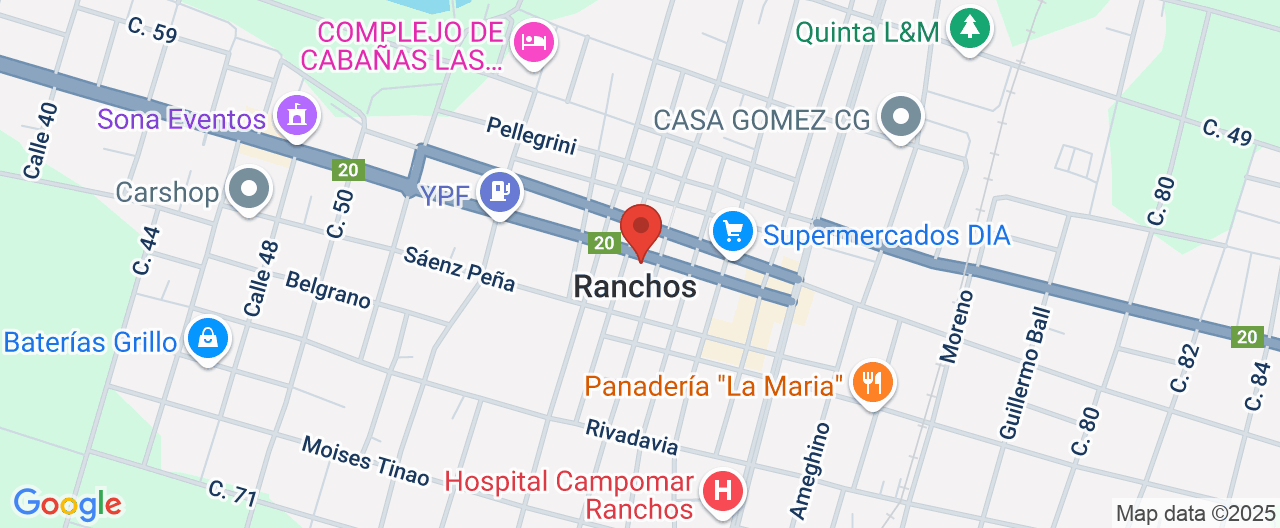 Mapa de la ubicación
