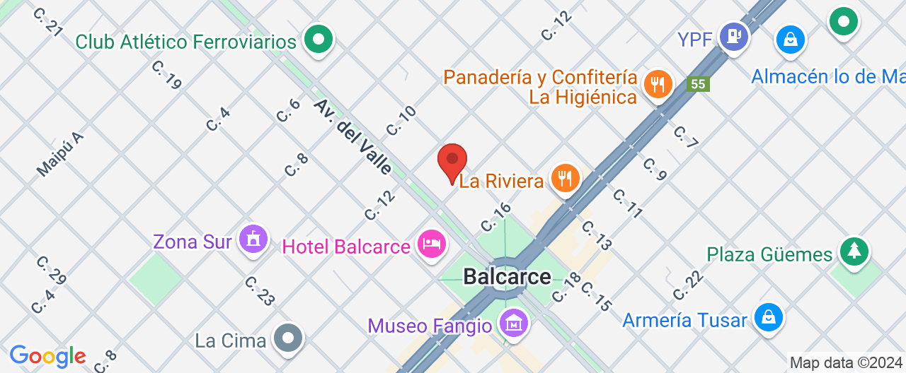 Mapa de la ubicación