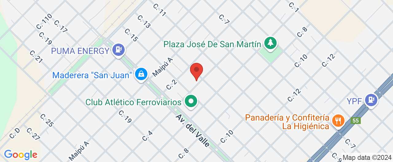 Mapa de la ubicación
