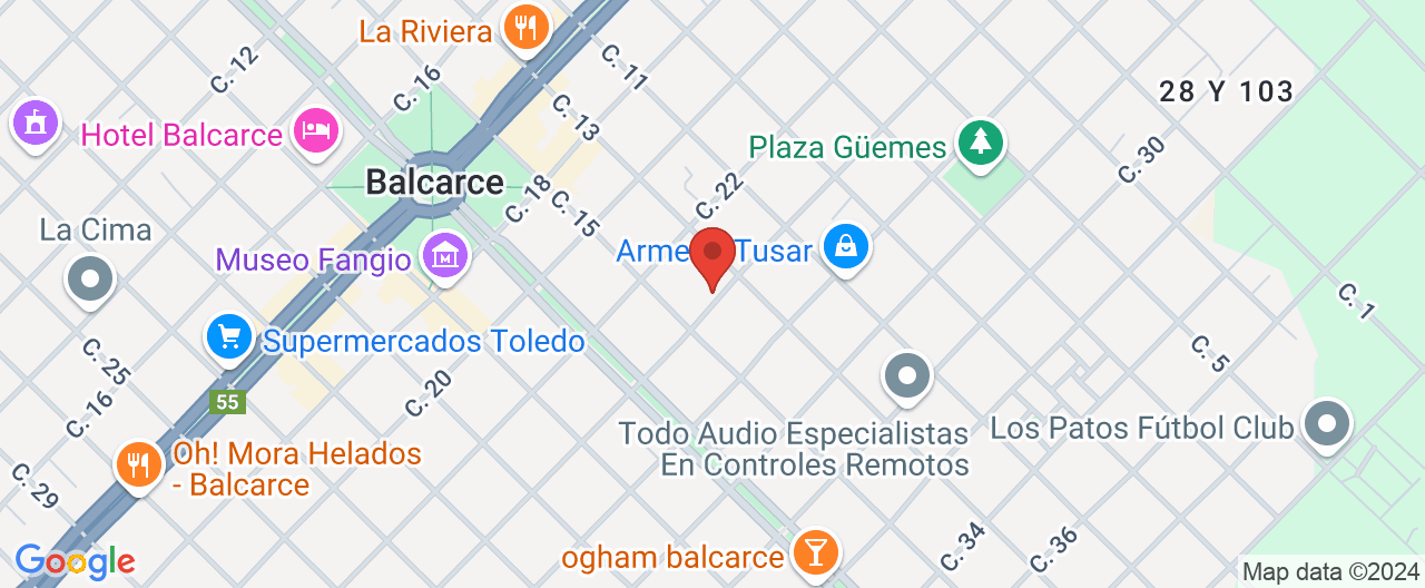 Mapa de la ubicación