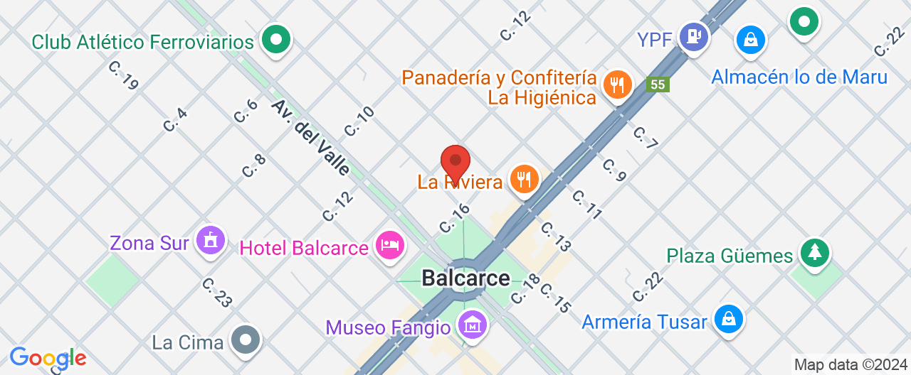 Mapa de la ubicación
