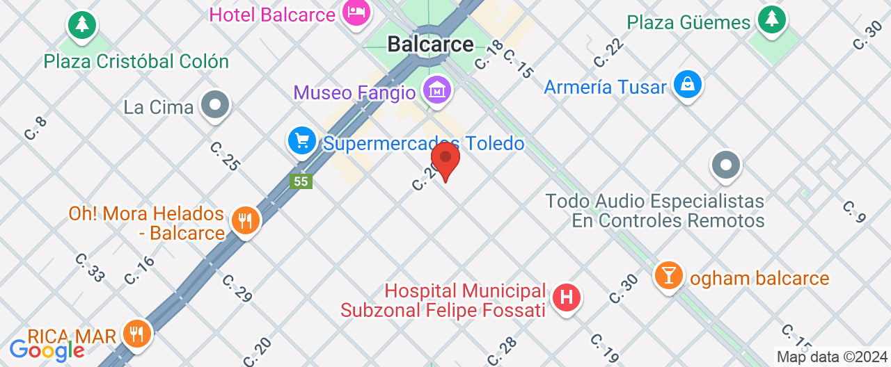 Mapa de la ubicación