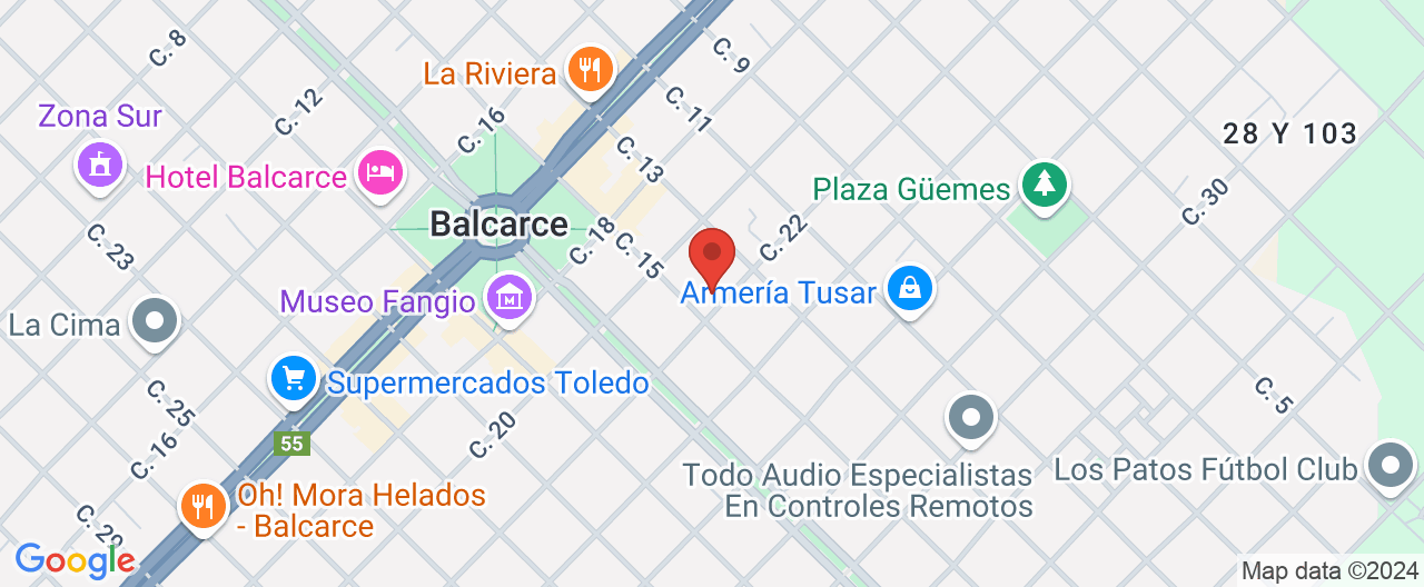 Mapa de la ubicación