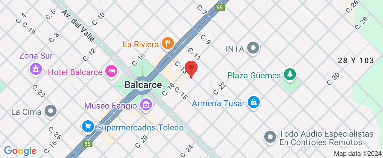 Mapa de la ubicación