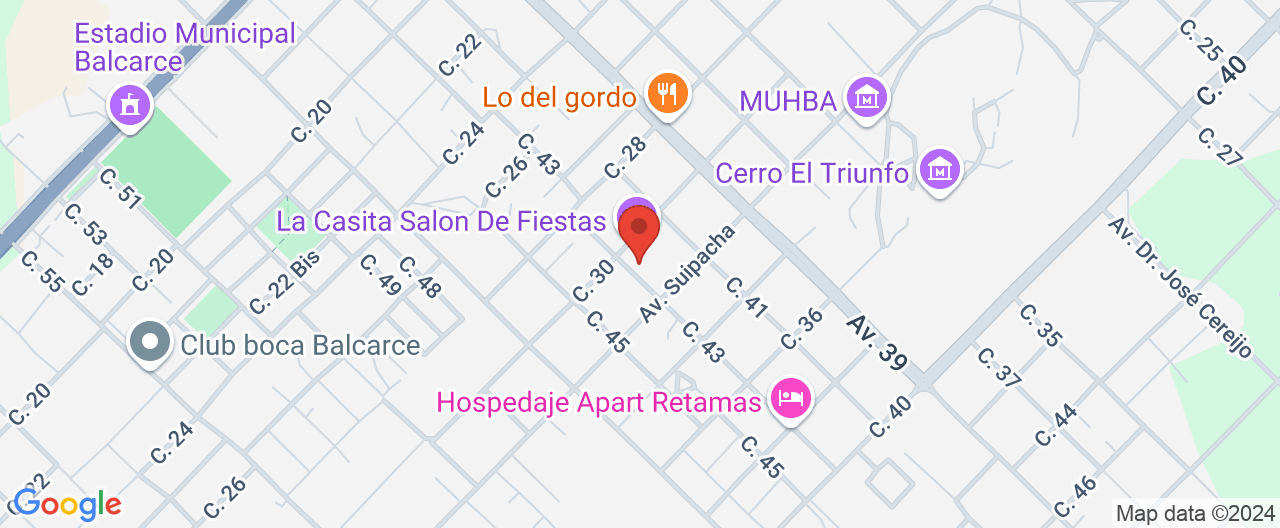 Mapa de la ubicación