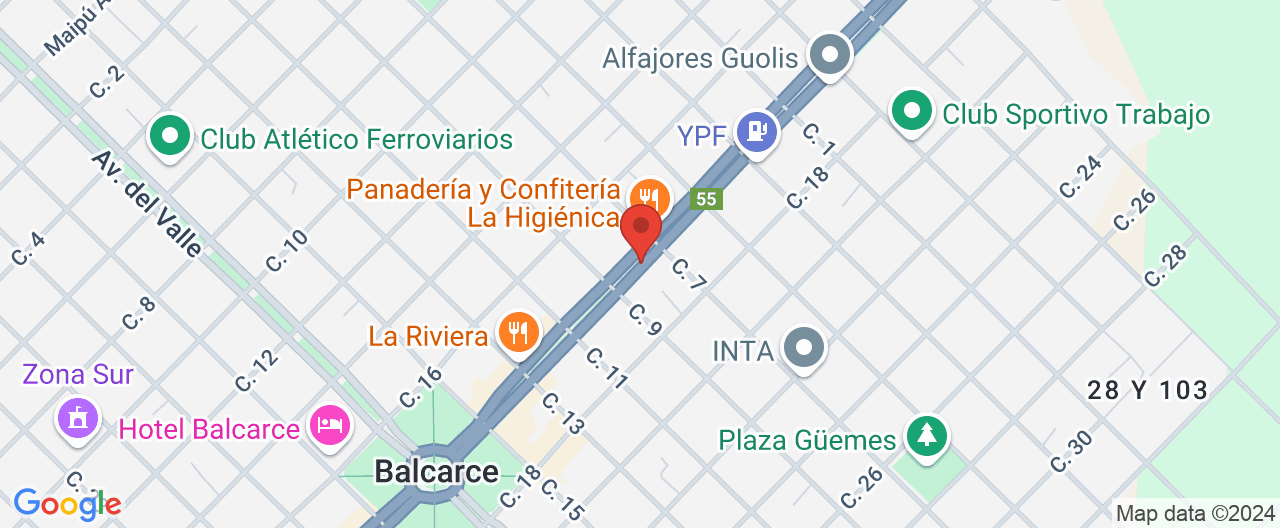 Mapa de la ubicación