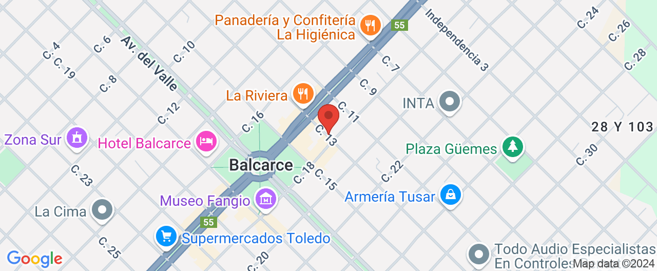 Mapa de la ubicación