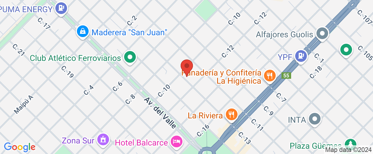Mapa de la ubicación