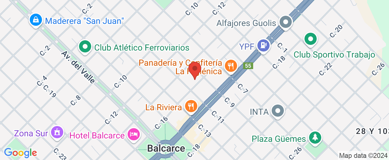 Mapa de la ubicación
