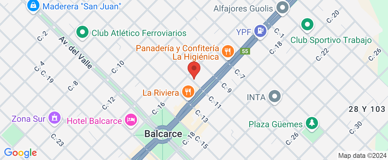 Mapa de la ubicación