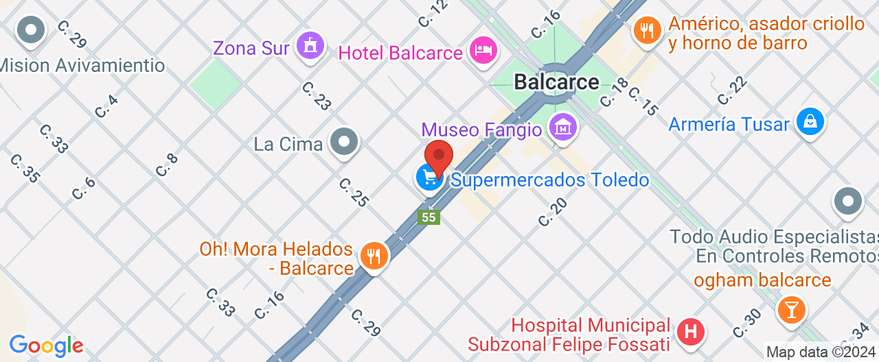 Mapa de la ubicación