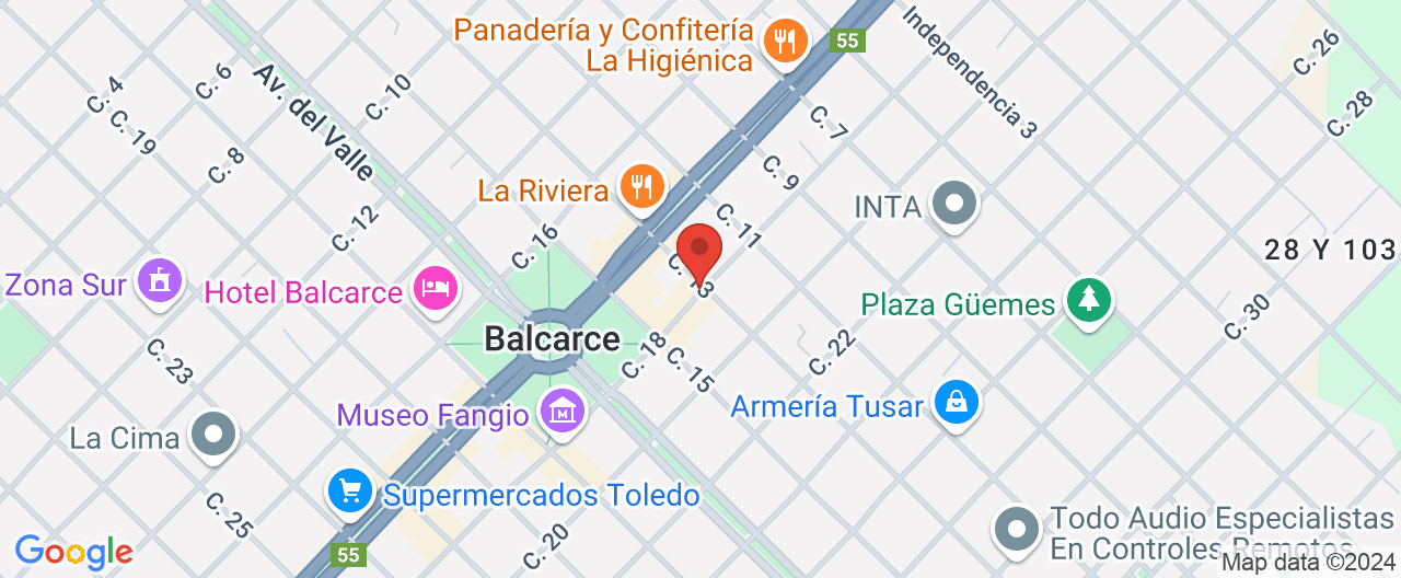 Mapa de la ubicación