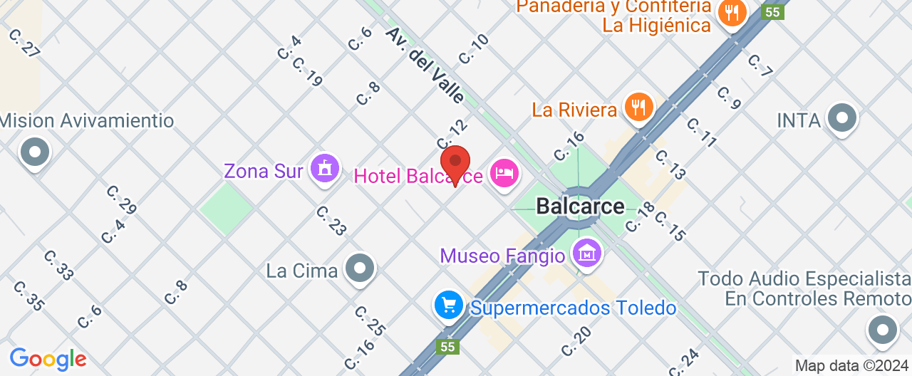 Mapa de la ubicación