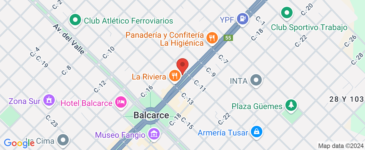 Mapa de la ubicación