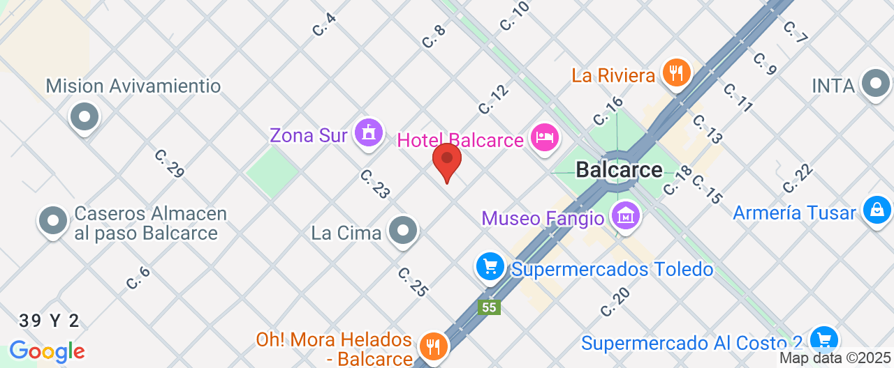 Mapa de la ubicación