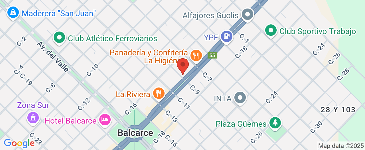 Mapa de la ubicación
