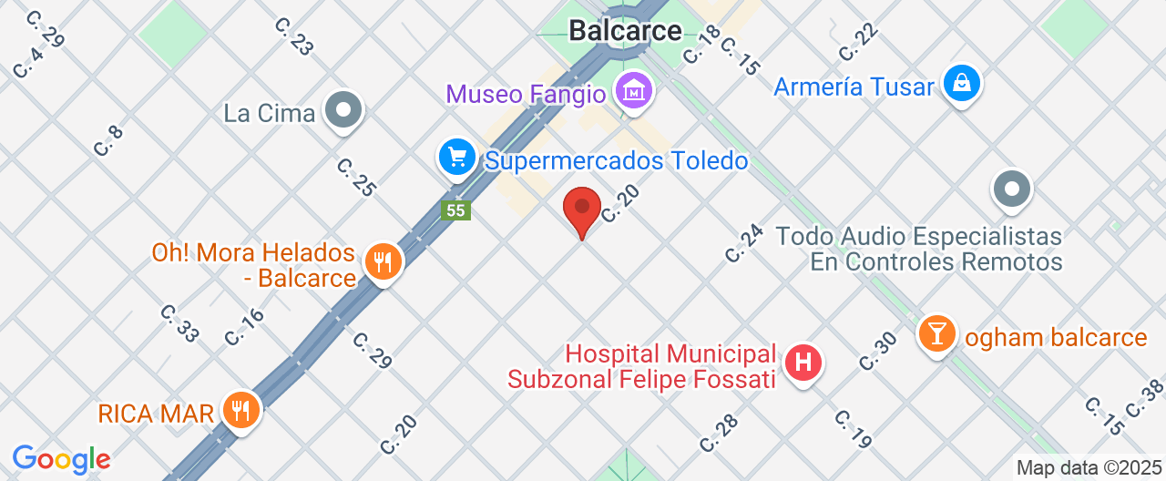 Mapa de la ubicación