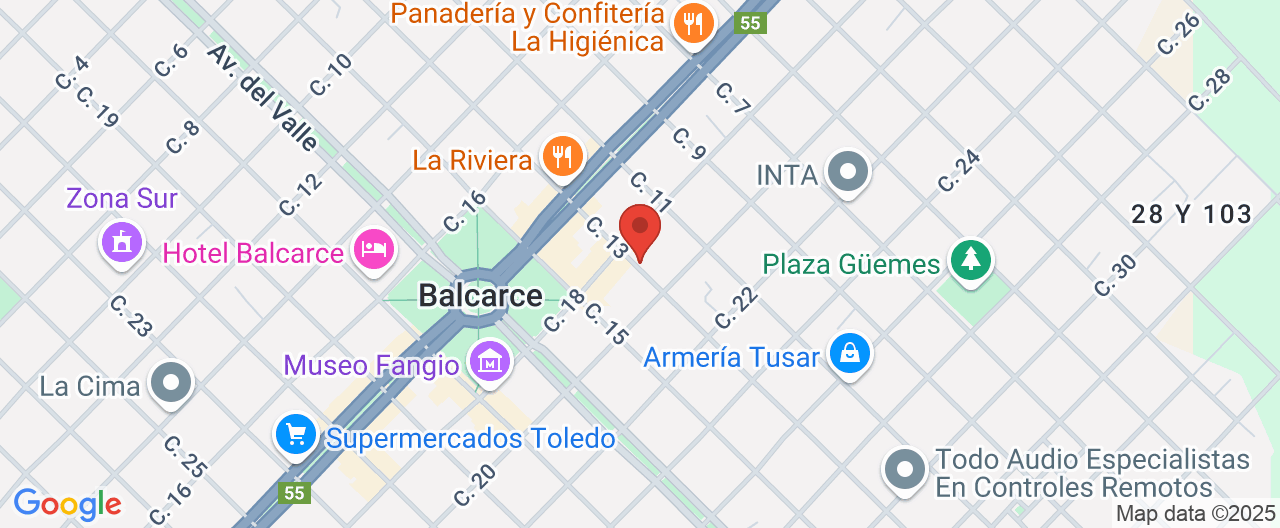 Mapa de la ubicación