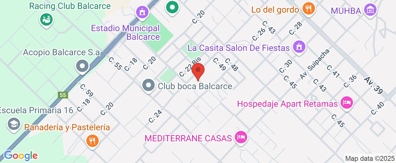 Mapa de la ubicación