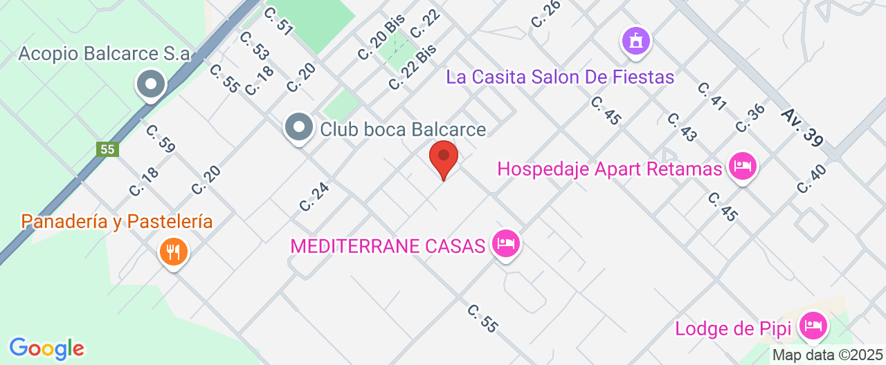 Mapa de la ubicación