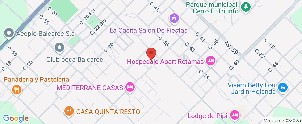 Mapa de la ubicación
