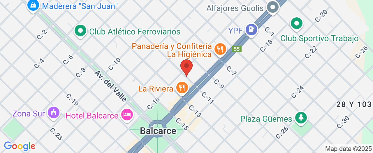Mapa de la ubicación