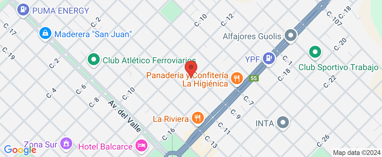 Mapa de la ubicación