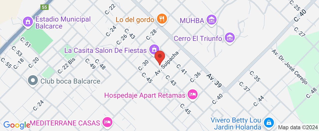Mapa de la ubicación