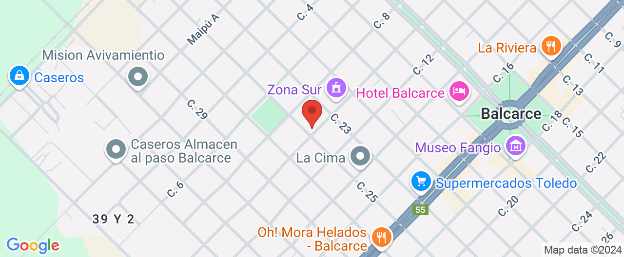 Mapa de la ubicación
