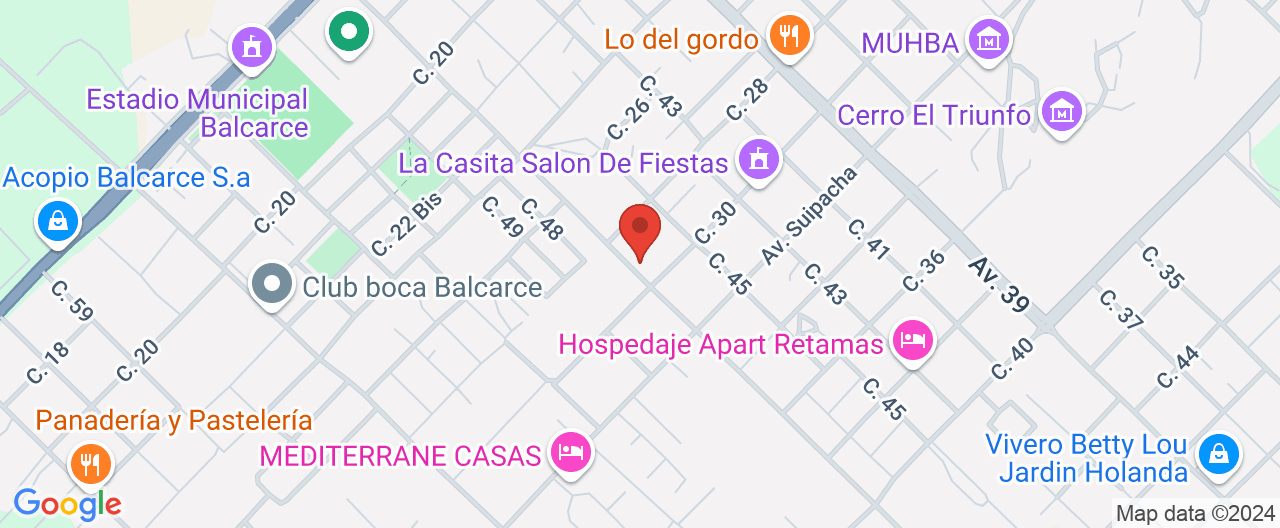 Mapa de la ubicación