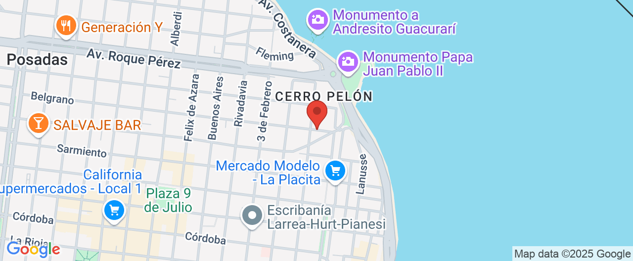 Mapa de la ubicación