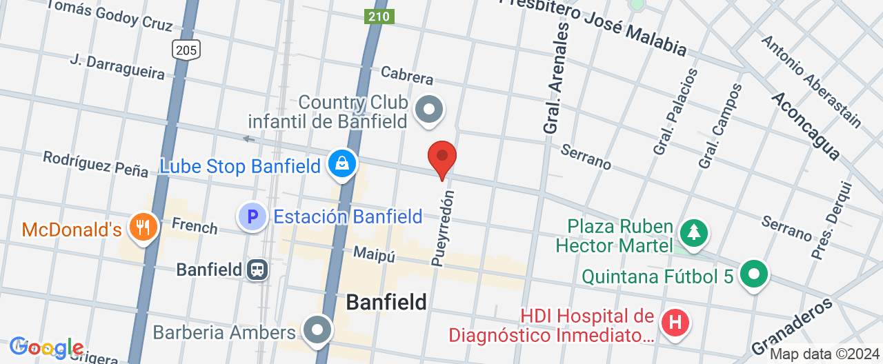 Mapa de la ubicación