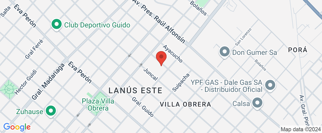 Mapa de la ubicación