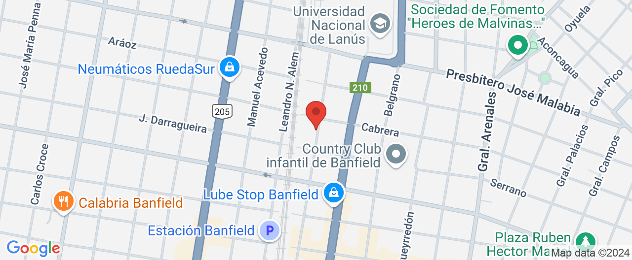 Mapa de la ubicación
