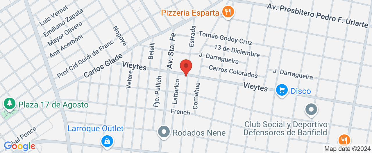 Mapa de la ubicación