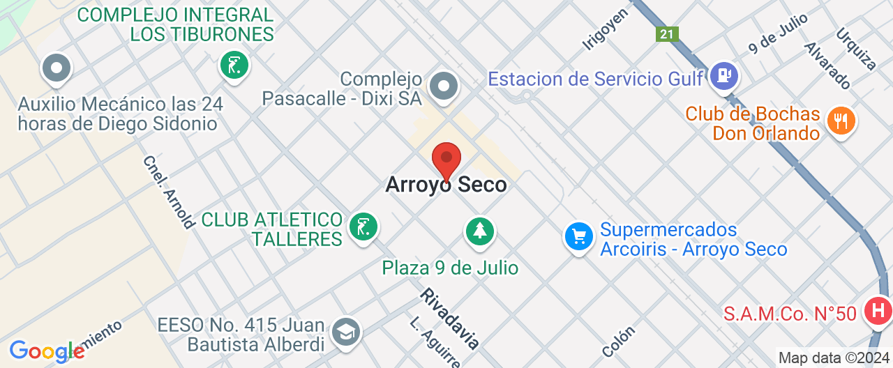 Mapa de la ubicación