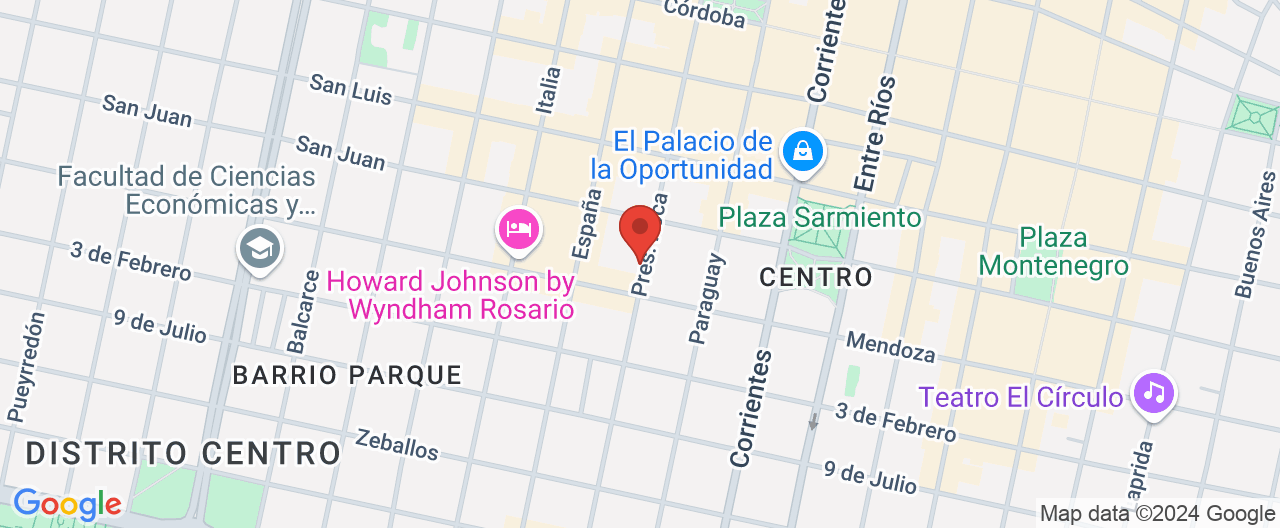 Mapa de la ubicación