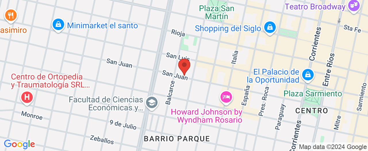 Mapa de la ubicación