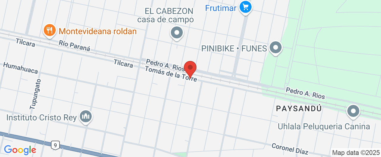 Mapa de la ubicación