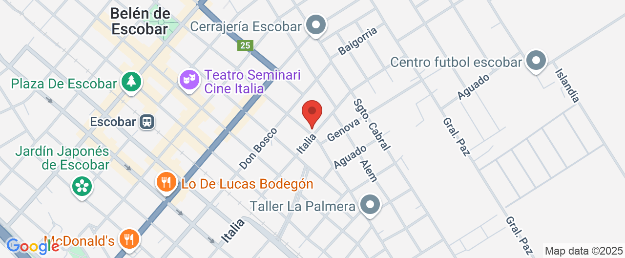 Mapa de la ubicación