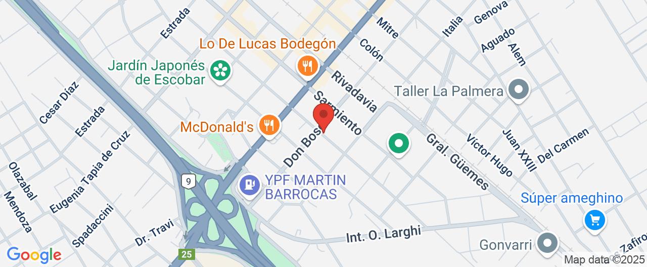 Mapa de la ubicación